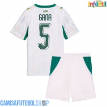 Camisa de time de futebol Senegal Idrissa Gueye #5 Replicas 1º Equipamento Infantil Mundo 2026 Manga Curta (+ Calças curtas)